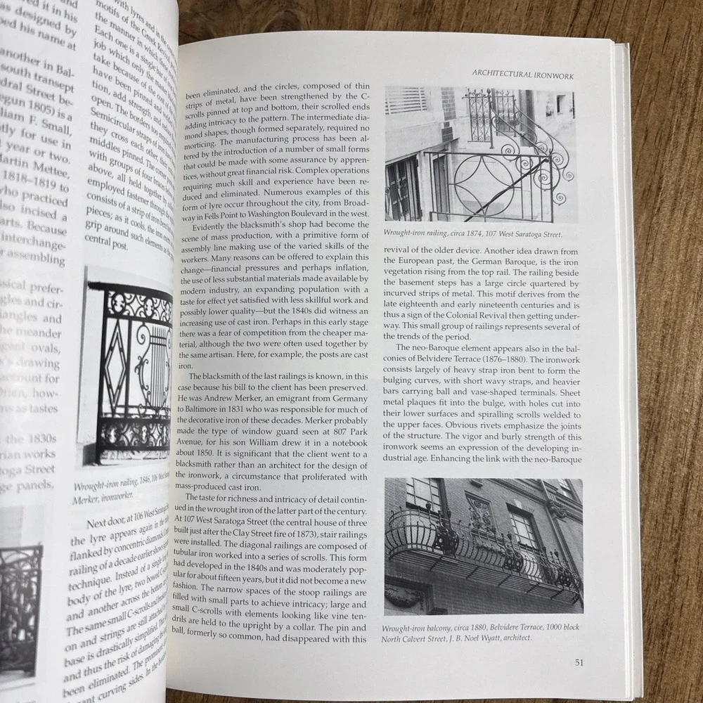 Baltimore's Cast-Iron Buildings and Architectural Ironwork by James D Dilts 1991